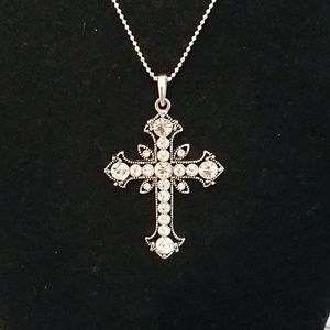 Premier Designs Jewelry - Crystal cross necklace Premier Designs Jewelry - Crystal cross necklace